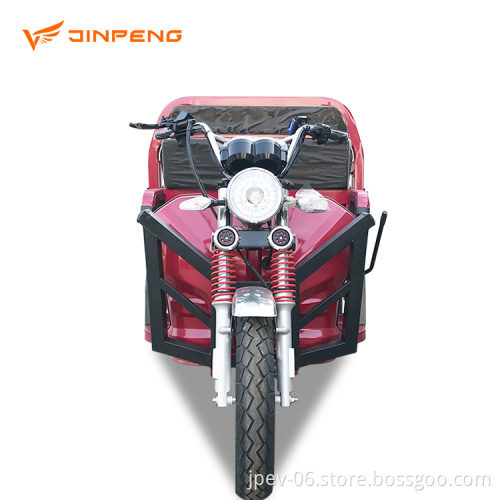Jinpeng Good Look Electric Cargo triciclo da 1500 W Triciclo elettrico di alimentazione per camion per alimenti per l&#39;uso del carico di consegna